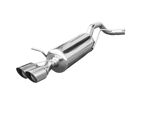 InoxCar exhaust suitable for Skoda Fabia II 1.4TSi RS DSG (180hp) 2012- 2x80mm Racing, Image 2