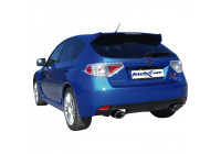 InoxCar exhaust suitable for Subaru Impreza WRX STi (300hp) 2010- Left/Right 150x105mm