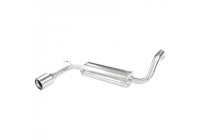 InoxCar exhaust suitable for Toyota Aygo 1.0 69 hp 2014- 1x102 mm