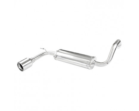 InoxCar exhaust suitable for Toyota Aygo 1.0 69 hp 2014- 1x102 mm