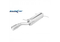 InoxCar exhaust suitable for Volkswagen Golf I Cabrio 90/98/112hp -1984 1x80mm
