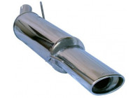 InoxCar exhaust suitable for Volkswagen Golf III 1.9 TD (90 hp) 120x80 mm