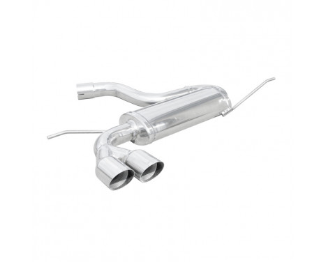 InoxCar exhaust suitable for Volkswagen Golf V 1.4 TSi GTi (170hp) 2x80mm Racing