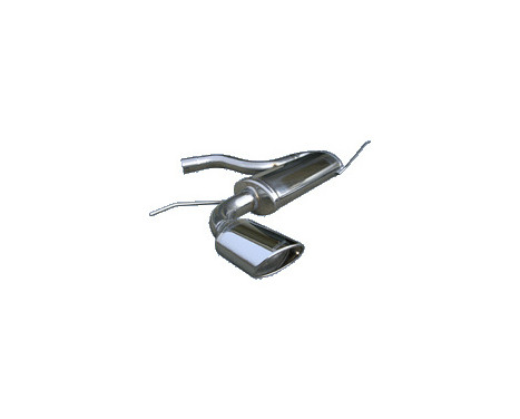 InoxCar exhaust suitable for Volkswagen Golf V 2.0 FSi (150hp) 2003- 120x80mm Oblique, Image 2