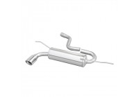 InoxCar exhaust suitable for Volkswagen Golf V 2.0 TDI 140hp 2004- Ø 55 1x90mm X-Race