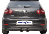 InoxCar exhaust suitable for Volkswagen Golf V R32 3.2 V6 (250hp) 2004- Left/Right 102mm