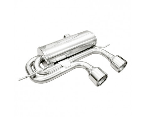 InoxCar exhaust suitable for Volkswagen Golf V R32 3.2 V6 (250hp) 2004- Left/Right 102mm, Image 2