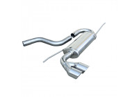 InoxCar exhaust suitable for Volkswagen Golf VI 1.4 TSi (122hp) 2008- 2x80mm Racing