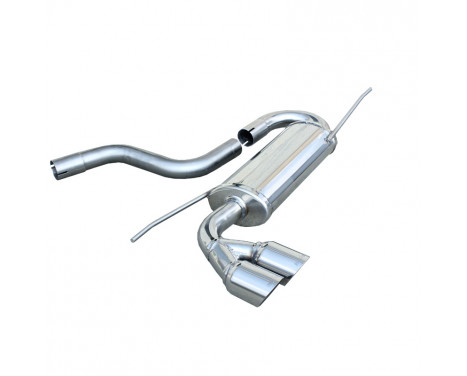 InoxCar exhaust suitable for Volkswagen Golf VI 1.4 TSi (122hp) 2008- 2x80mm Racing