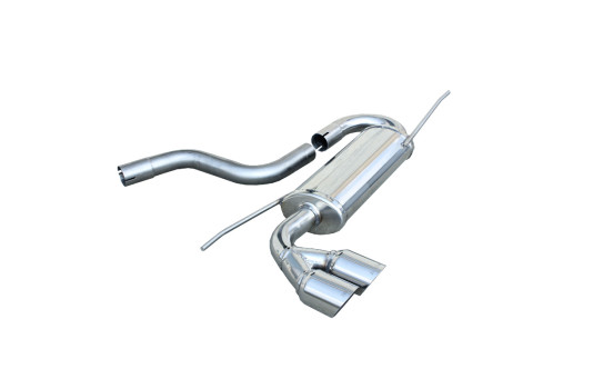 InoxCar exhaust suitable for Volkswagen Golf VI 1.4 TSi (122hp) 2008- 2x80mm Racing