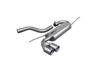 InoxCar exhaust suitable for Volkswagen Golf VI 1.4 TSi (122pk) 2008- 2x80mm