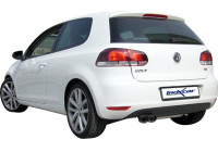 InoxCar exhaust suitable for Volkswagen Golf VI 1.4TSi (160hp) 2008- 2x80mm Racing