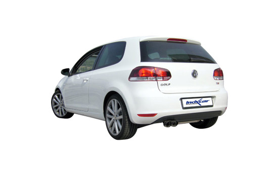 InoxCar exhaust suitable for Volkswagen Golf VI 1.4TSi (160hp) 2008- 2x80mm Racing, Image 2