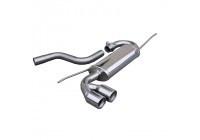 InoxCar exhaust suitable for Volkswagen Golf VI 1.4TSi (160hp) 2008- 2x80mm
