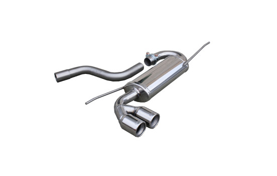 InoxCar exhaust suitable for Volkswagen Golf VI 1.4TSi (160hp) 2008- 2x80mm