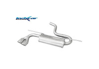InoxCar exhaust suitable for Volkswagen Golf VII 2.0 GTD 184PK 2012- 2019 2x80mm Racin