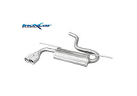 InoxCar exhaust suitable for Volkswagen Golf VII 2.0 GTD 184PK 2012- 2019 2x80mm