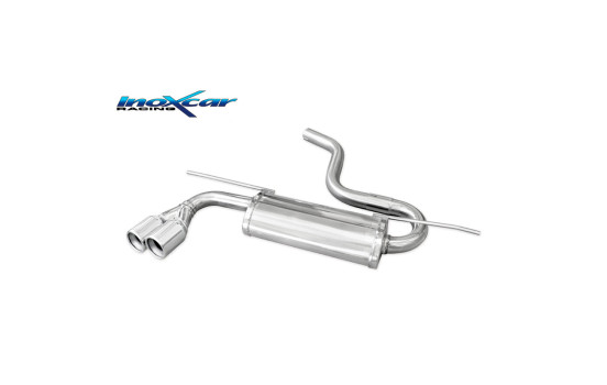 InoxCar exhaust suitable for Volkswagen Golf VII 2.0 GTD 184PK 2012- 2019 2x80mm