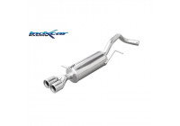 InoxCar exhaust suitable for Volkswagen Polo 6C 1.8 GTI 192 hp 2015-2018 2x80 mm