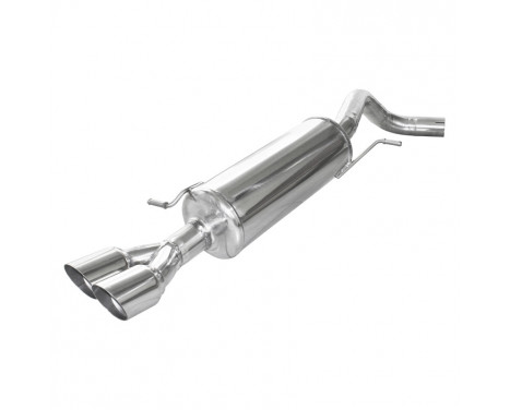 InoxCar exhaust suitable for Volkswagen Polo (6C) 1.8 GTI 192hp 2015-2018 55mm 2x80mm Racing