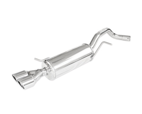 InoxCar exhaust suitable for Volkswagen Polo 6R GTi 1.4 16v TSi (180pk) 2010- 2x80mm X-Race (Ø