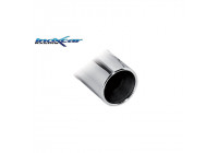 InoxCar exhaust suitable for Volkswagen Polo 9N 1.4 75hp 2001-2008 1x80mm