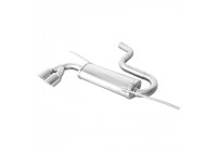 InoxCar exhaust suitable for Volkswagen Scirocco 1.4 TSI 160hp 2008- Ø 55 2x80mm X-Race