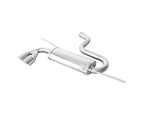 InoxCar exhaust suitable for Volkswagen Scirocco 1.4 TSI 160hp 2008- Ø 55 2x80mm X-Race