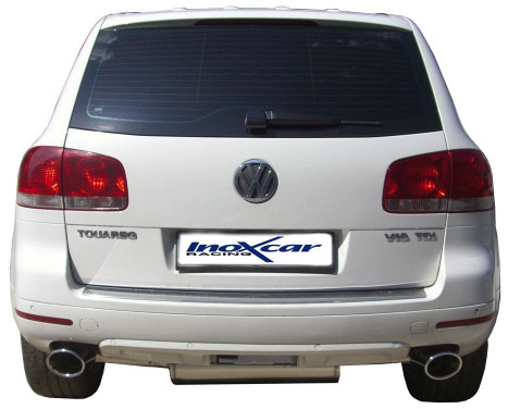 InoxCar exhaust suitable for Volkswagen Touareg 5.0 V10 TDi (313pk) 2007- 150x105mm, Image 2