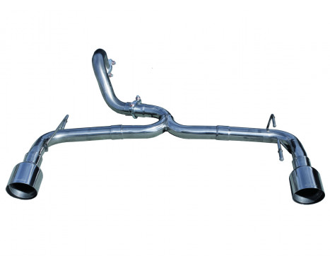 InoxCar exhaust suitable for without silencer Fiat 500 Abarth 1.4T-Jet (135-160hp) 2008- + C