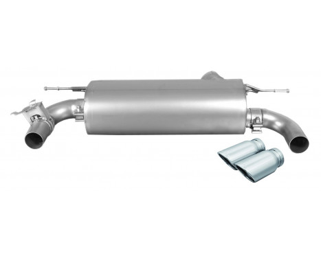 Remus BMW LCi rear silencer 340i (x) / 440i (x) Chrome / slanted