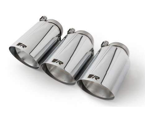 Remus Cat Back System Honda Civic Type-R FK8 (Chrome - Beveled End Tips), Image 5