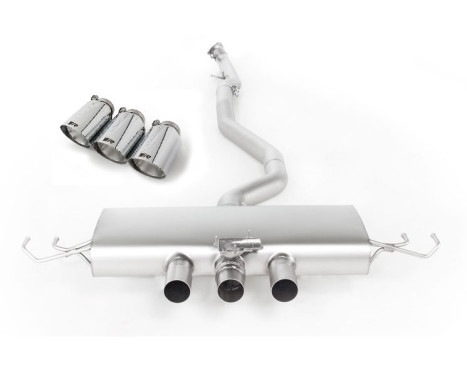 Remus Cat Back System Honda Civic Type-R FK8 (Chrome - Beveled End Tips)