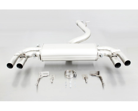Remus double sports exhaust Audi S3 Sportback (8V) - Carbon Oval, Image 3