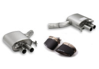 Remus Exhaust Muffler suitable for (Axle-Back System) Audi RS4/RS5 - Carbon Oval
