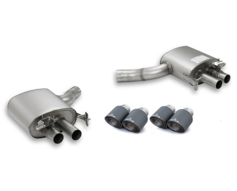 Remus Exhaust Muffler suitable for (Axle-Back System) Audi RS4/RS5 - Carbon