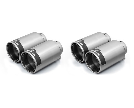 Remus Exhaust Muffler suitable for (Axle-Back System) Audi RS4/RS5 - Silver / Carbon, Image 5