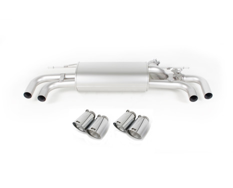 Remus Exhaust Muffler suitable for BMW G30/G31 540i/iX - Chrome Angled