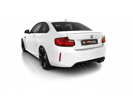 Remus Exhaust Muffler suitable for BMW M2 Competition (F87) 2018+ Black Chrome, Image 3