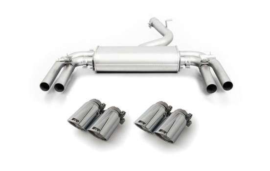 Remus exhaust suitable for Audi S3 Sportback (8V) - Chrome Angled