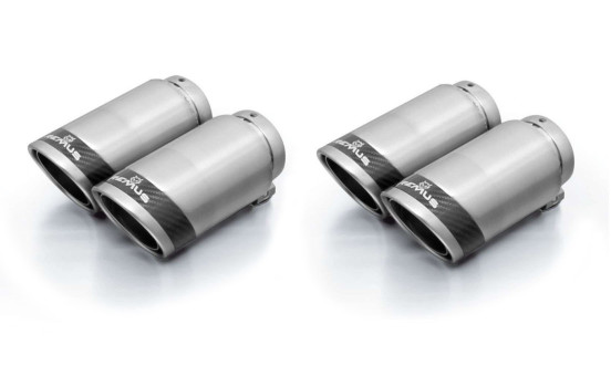 Remus exhaust suitable for Audi S3 Sportback (8V) - Silver Angled, Image 2