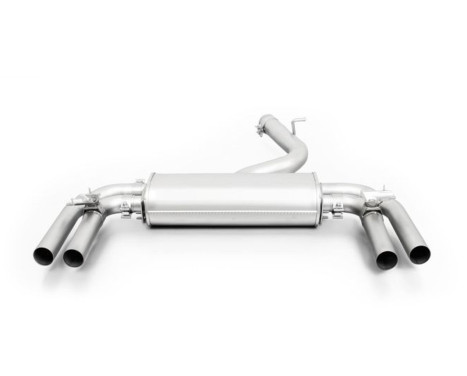 Remus exhaust suitable for Audi S3 Sportback (8V) - Silver Angled, Image 3
