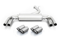 Remus exhaust suitable for Audi S3 Sportback (8V) - Silver Angled