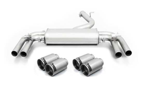 Remus exhaust suitable for Audi S3 Sportback (8V) - Silver Carbon