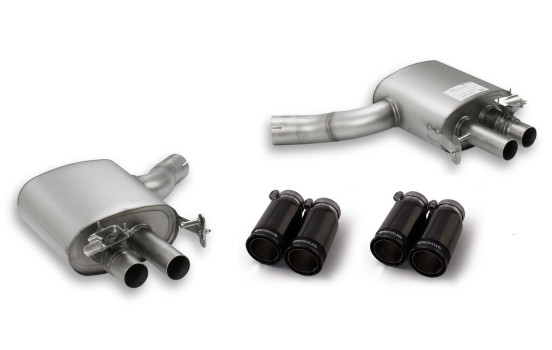 Remus exhaust suitable for (Axle-Back System) Audi RS4/RS5 - Black Chrome