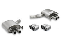 Remus exhaust suitable for (Axle-Back System) Audi RS4/RS5 - Silver / Carbon