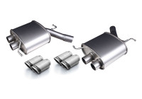 Remus exhaust suitable for BMW 5 Series F10 535i - Silver / Angled