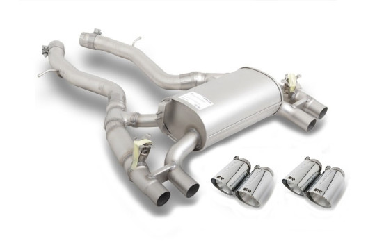 Remus exhaust suitable for BMW M2 Competition (F87) 2018+ Chrome / Angled