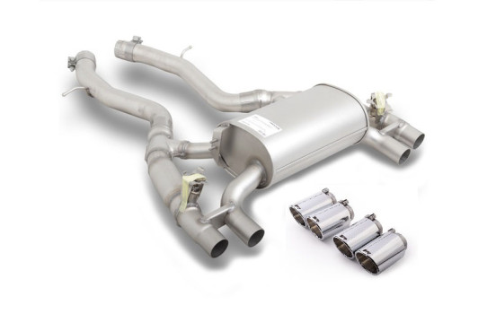 Remus exhaust suitable for BMW M2 Competition (F87) 2018+ Chrome