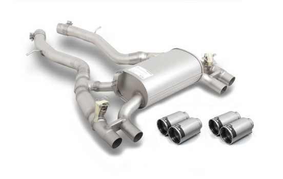 Remus exhaust suitable for BMW M2 Competition (F87) 2018+ Silver / Carbon
